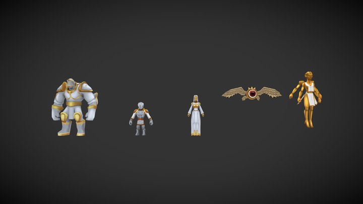 Horde Survival Enemy Model 3D Model