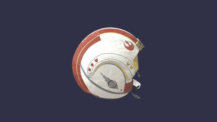 Capacete Luke Skywalker | estudo 3D Model
