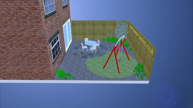 The Arwell Garden 3D Model