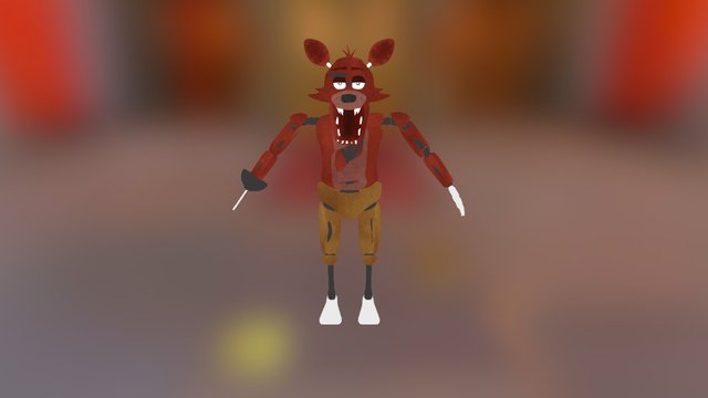 Foxy-the-pirate 3D Model