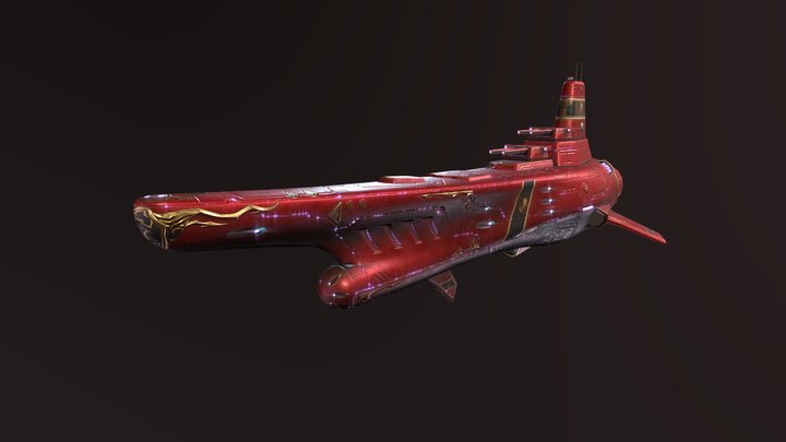 PoseidonShip 3D Model