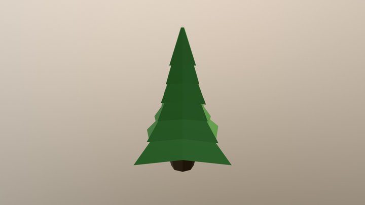 Pino Low Poli 3D Model