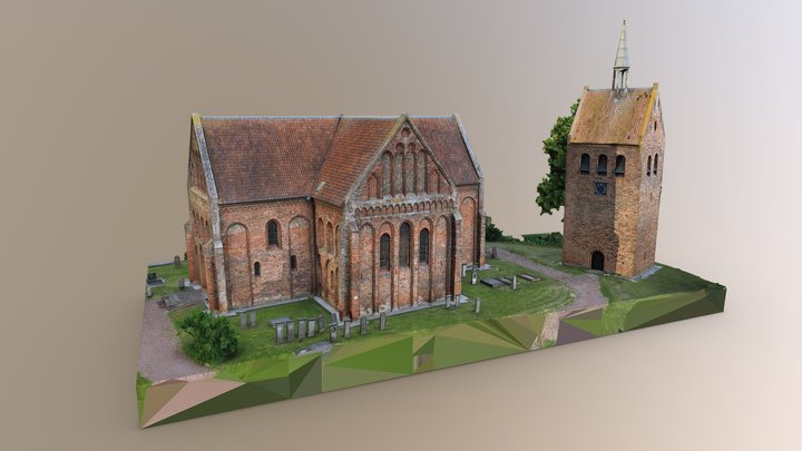 Kerk Garmerwolde 3D Model