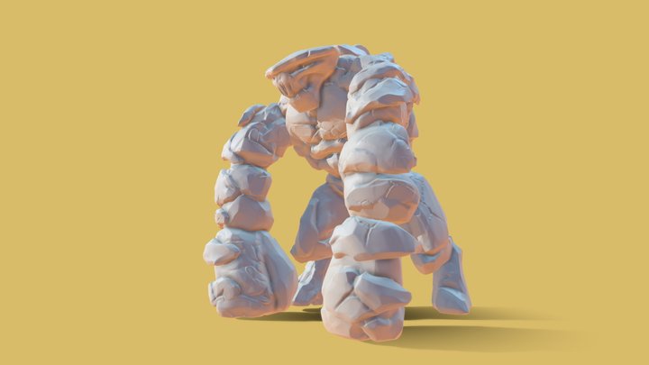 Rocky 02 3D Model