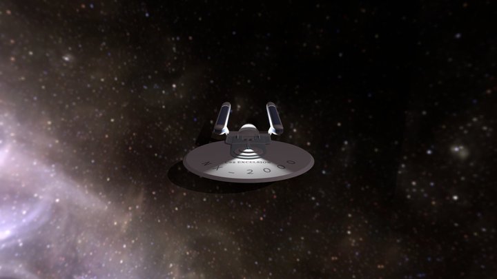 USS Excelsior 3D Model