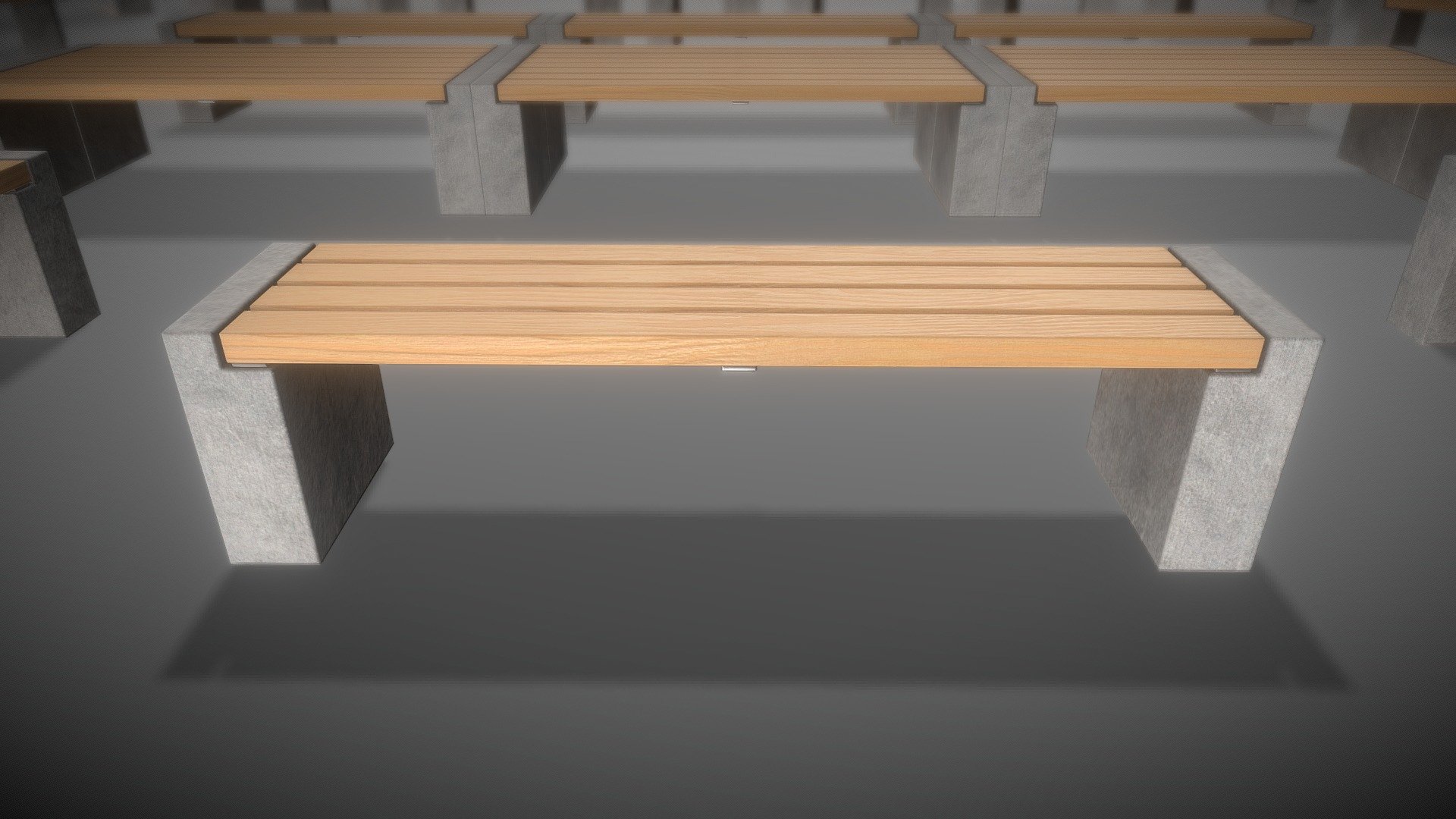 Bench [10] Version 1 - Buy Royalty Free 3D model by VIS-All-3D (@VIS ...