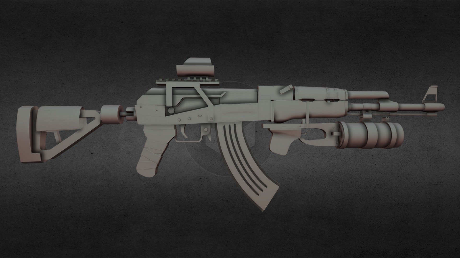 Ak47 3D models - Sketchfab