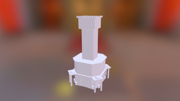 Tavşanlı Saat Kulesi 3D Model