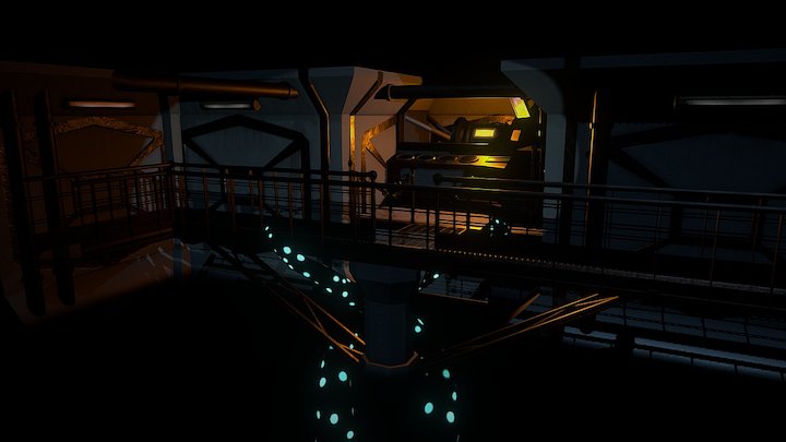 Maintenance tunnel 3D Model