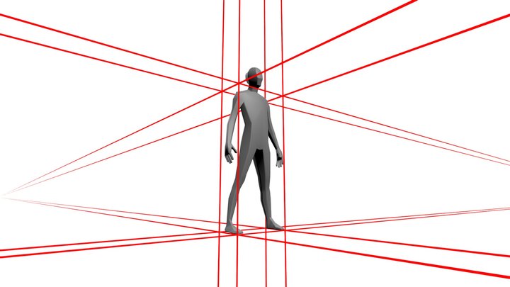 Sketch Human 3D Model