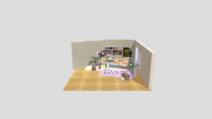 Mago habitación 3D Model