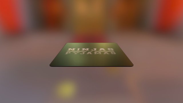 Mouse Pad 3D Model