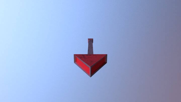 Enemy Prototype Gun 3D Model