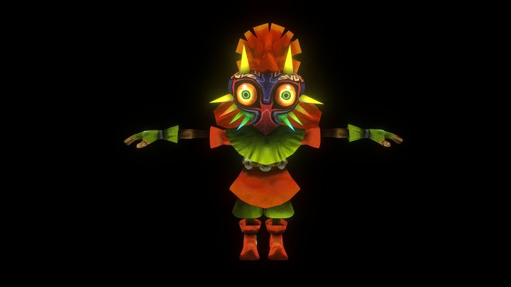 Skull Kid from Majora's Mask 3D Model