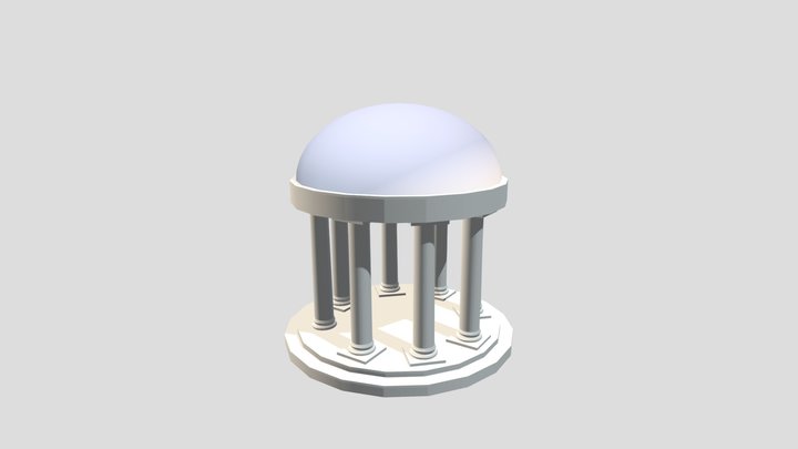 PillarDome 3D Model