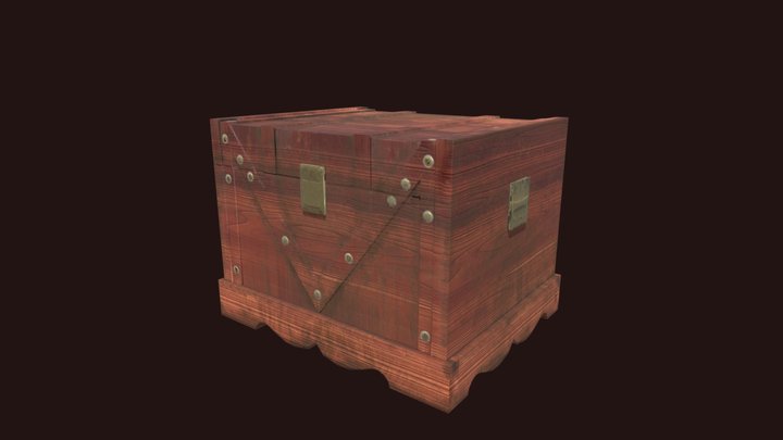 ACG Final - Wooden Crate 3D Model
