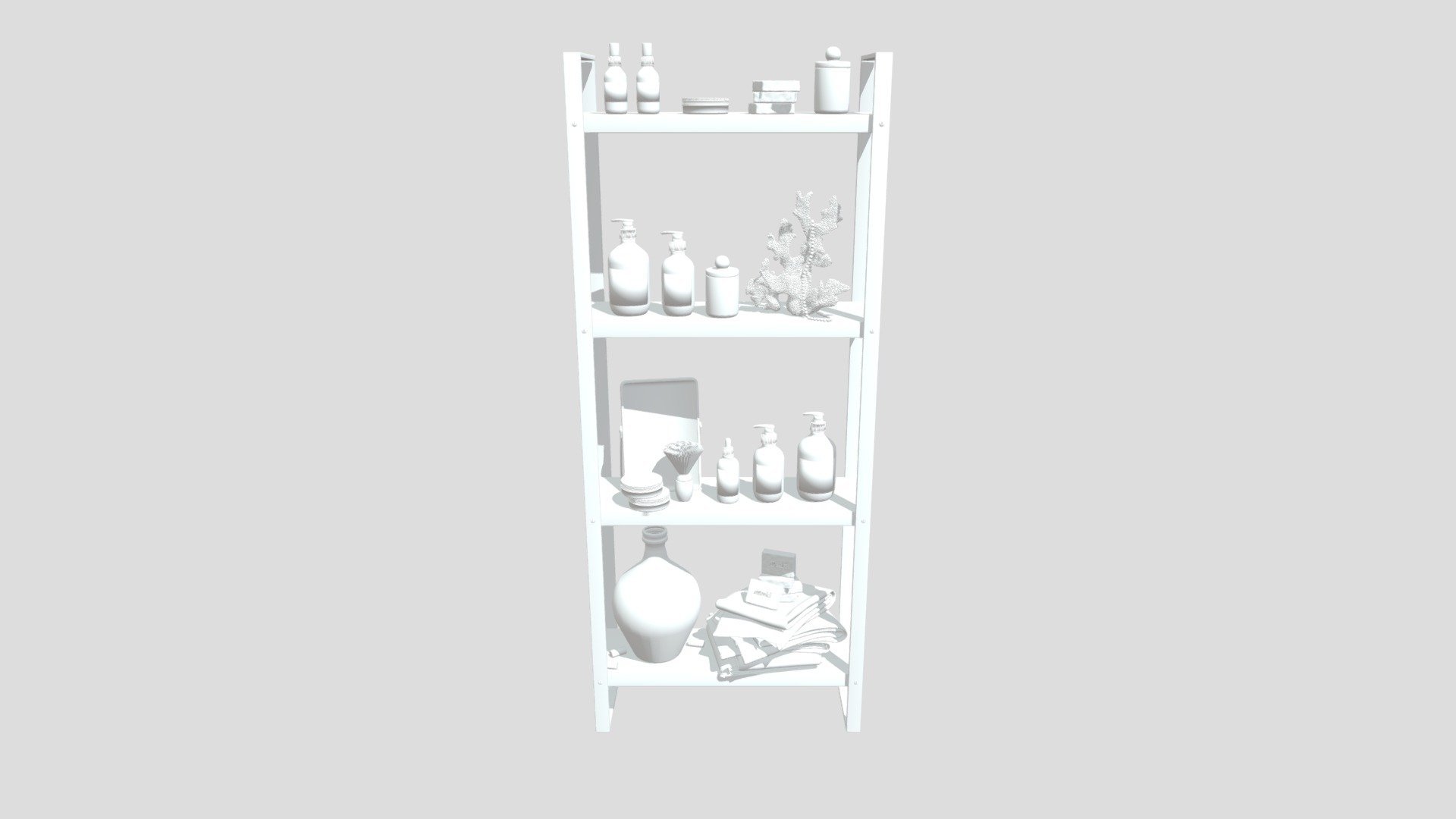 Стеллаж с косметикой - Download Free 3D model by grisha123invent ...