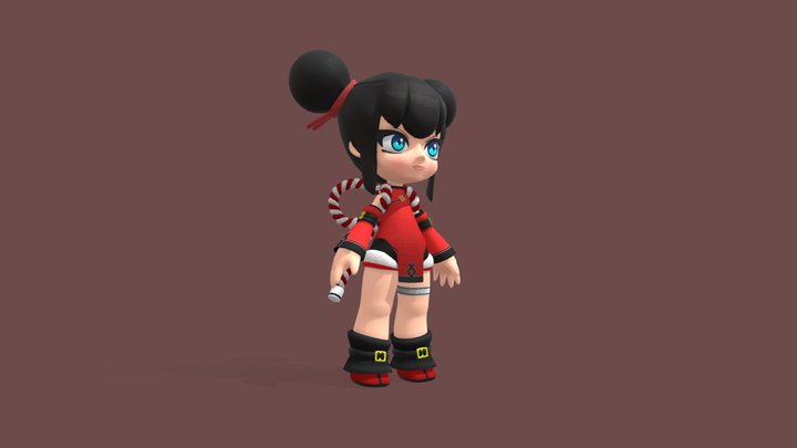 Kunoichibi 3D Model