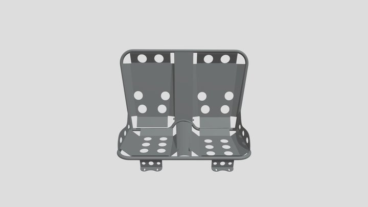 Asiento Corrido 3D Model