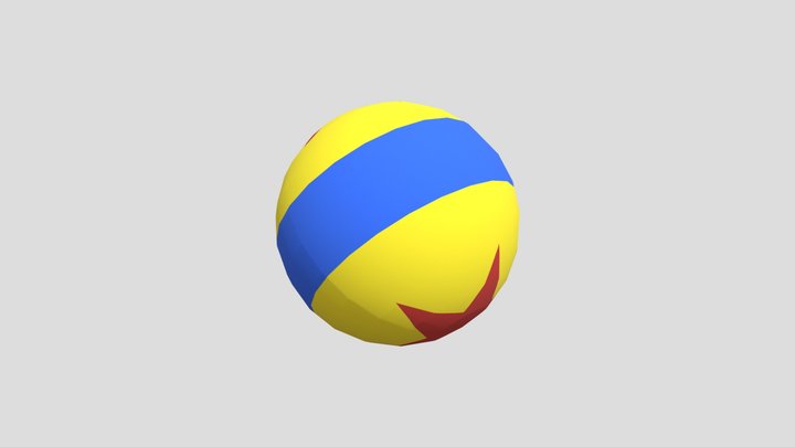 Play Station 3 - Little Big Planet 2 - Toy Ball 3D Model