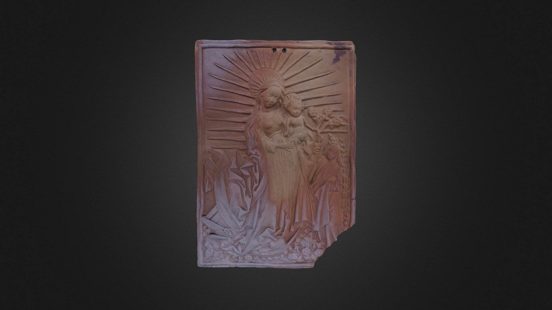 Madonnenrelief, Ende 15. Jh. | Pl.O.3323