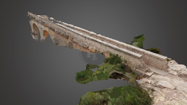 Pont del Diable. Aqueducte de les Ferreres 3D Model