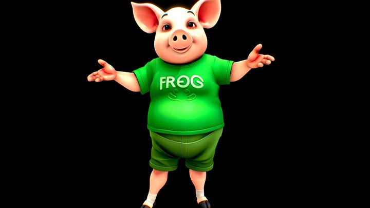 Piggy Humanoid pig – Modello 3D gratuito STL