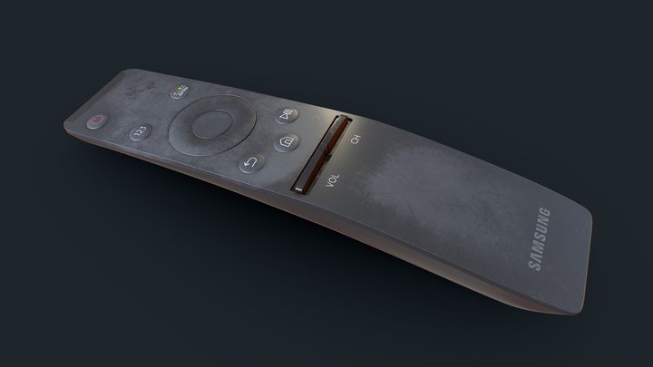 Samsung Smart TV Remote 3D Model