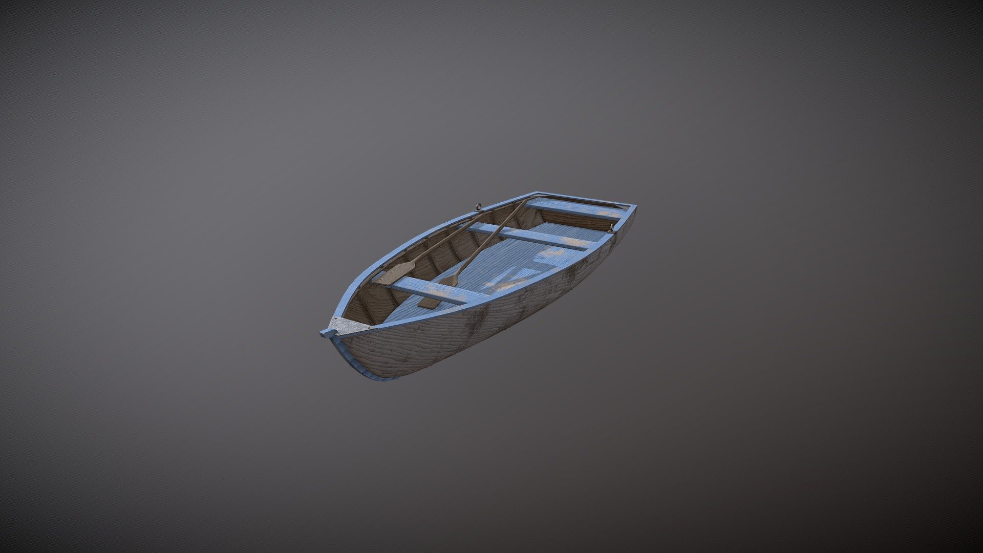 Old Paddle Boat Download Free 3D model by GodlikeCookies [c8cca71