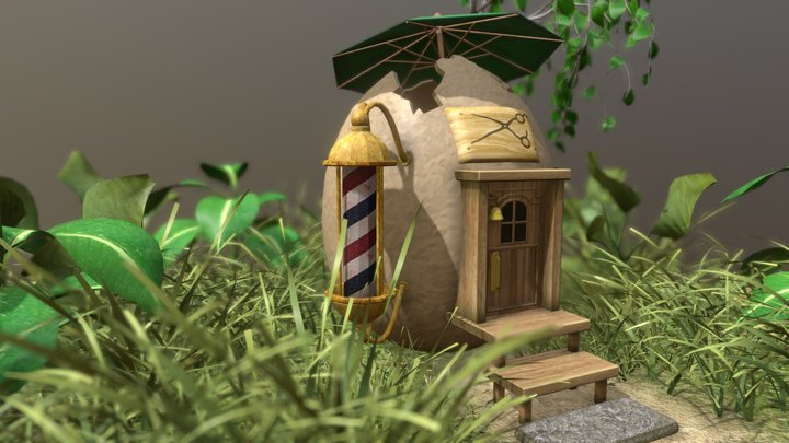 翡翠の卵 3D Model