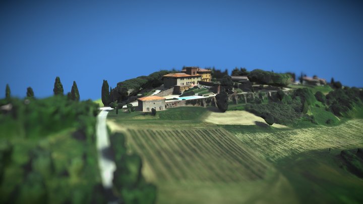 Villa del Monte 3D Model