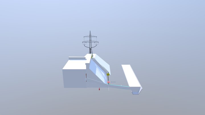 MR G10 Sc Ch14 C- Hydro Power Plant 3D Model