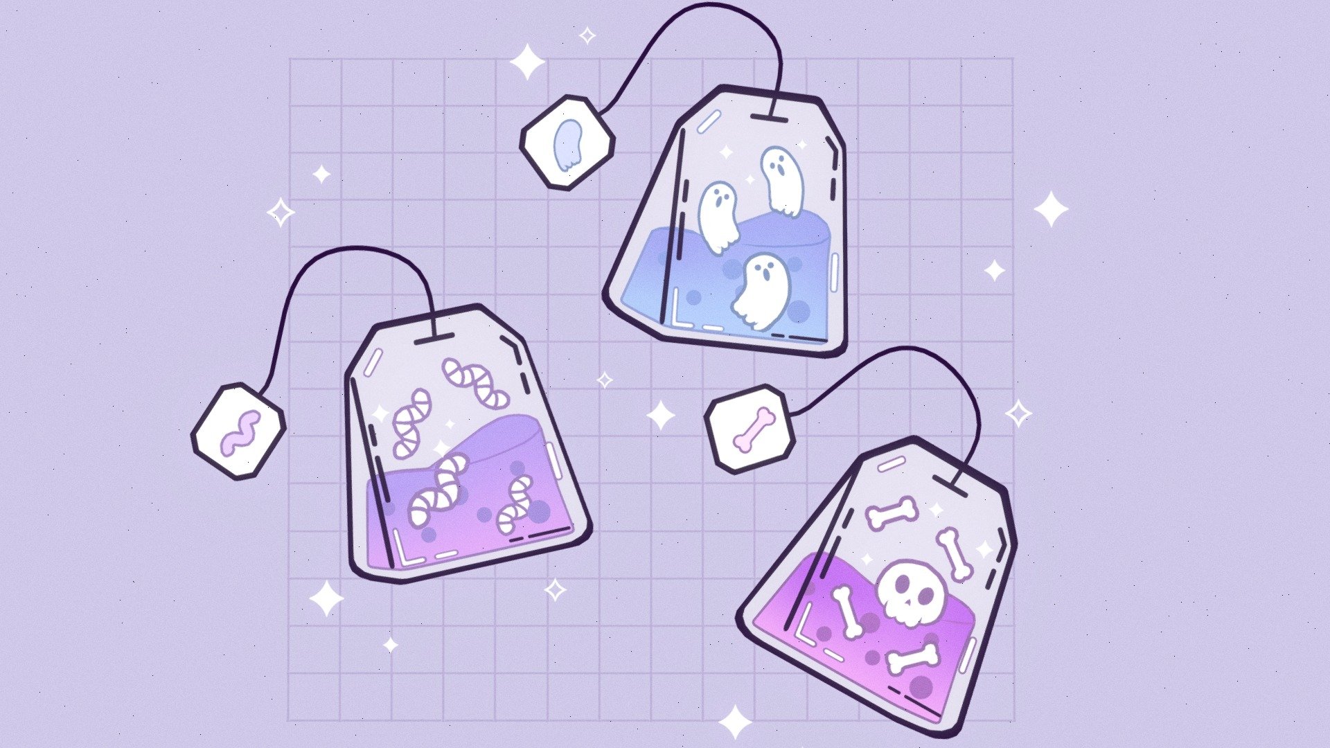 Spooky halloween teabags ✧