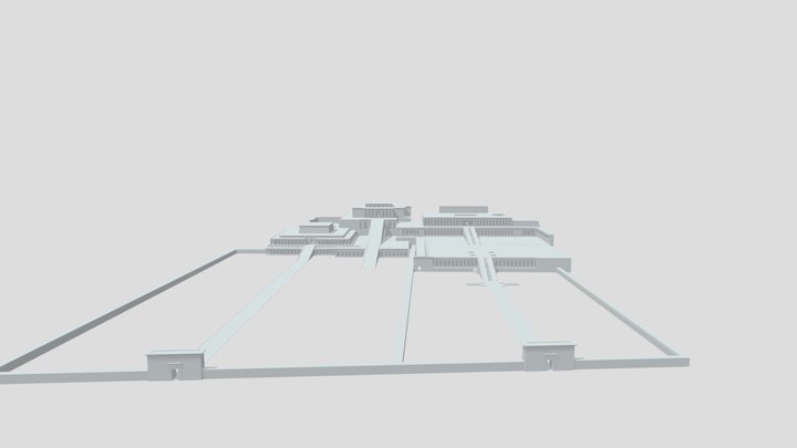 Deir el Bahri 3D Model