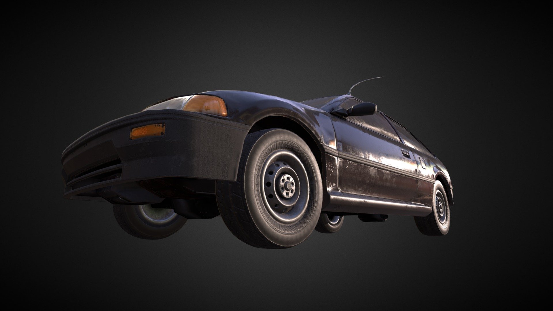 Old Car Hatchback - 3D model by krzysztofgradowsky [c8d1bb4] - Sketchfab