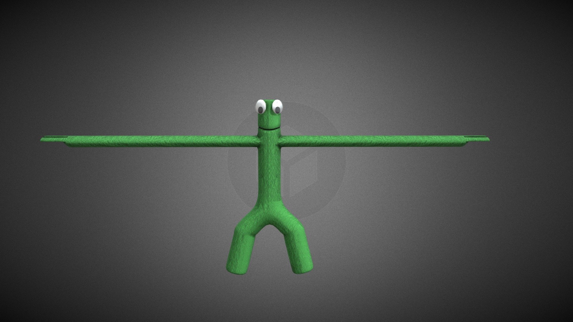 green from rainbow friends (rigged) - Download Free 3D model by yes  (@pacmna) [c8d491f]