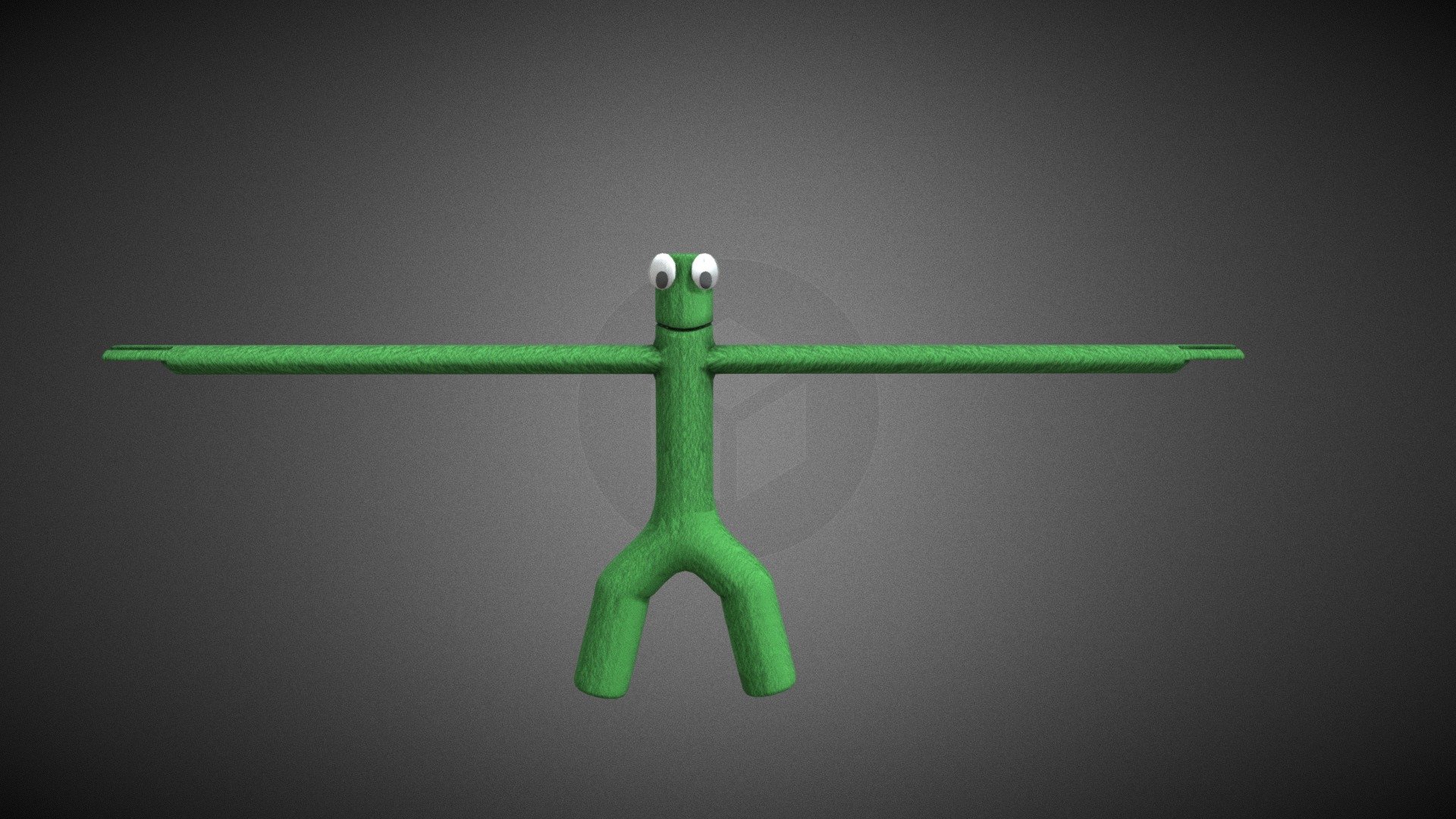 GREEN FROM RAINBOW FRIENDS - ROBLOX. ARTICULATED MONSTER. ST, 3D models  download