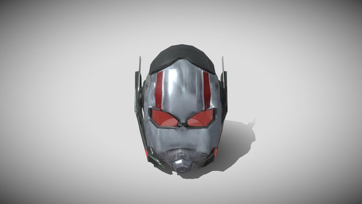 Ant-man First Helmet Hard Surface 3D Model