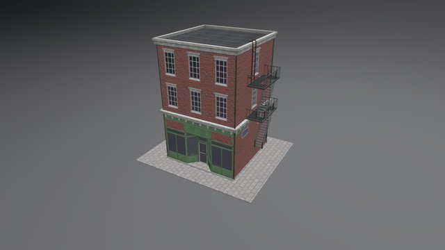Downtown Brickhouse 3D Model