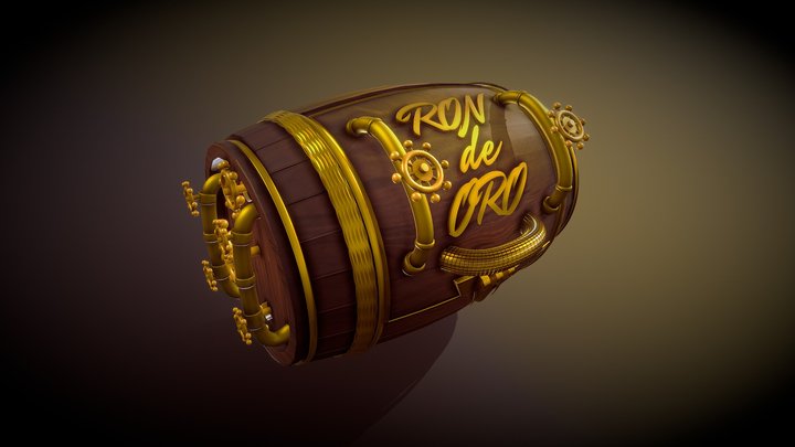 "Ron de Oro" - Treasure Chest Challenge 3D Model