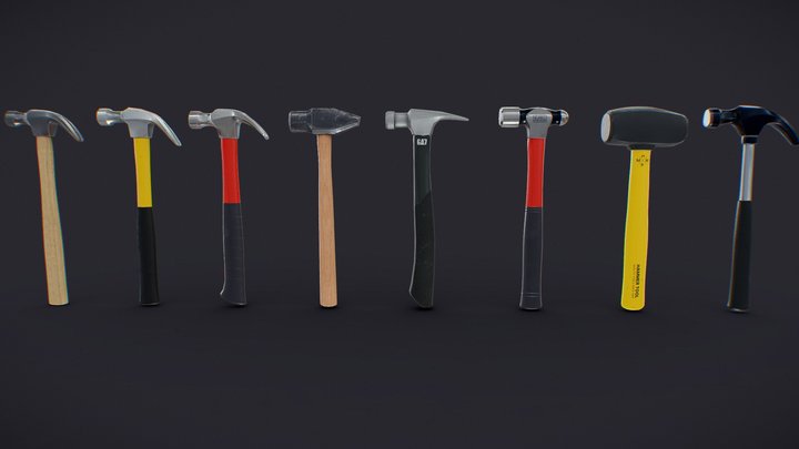 Things to hold in VR: Hammers 3D Model