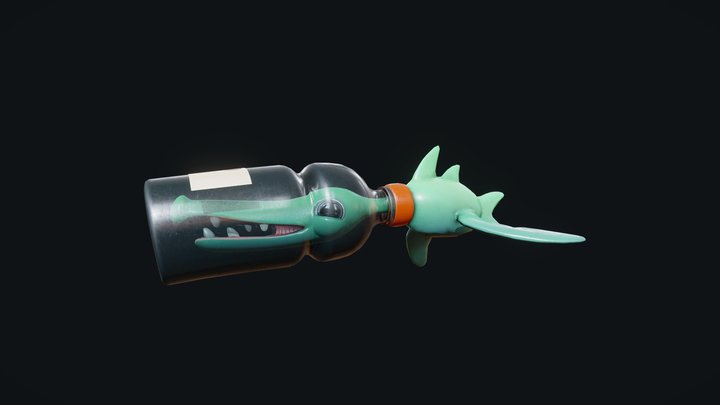 Flotsam Fish 3D Model