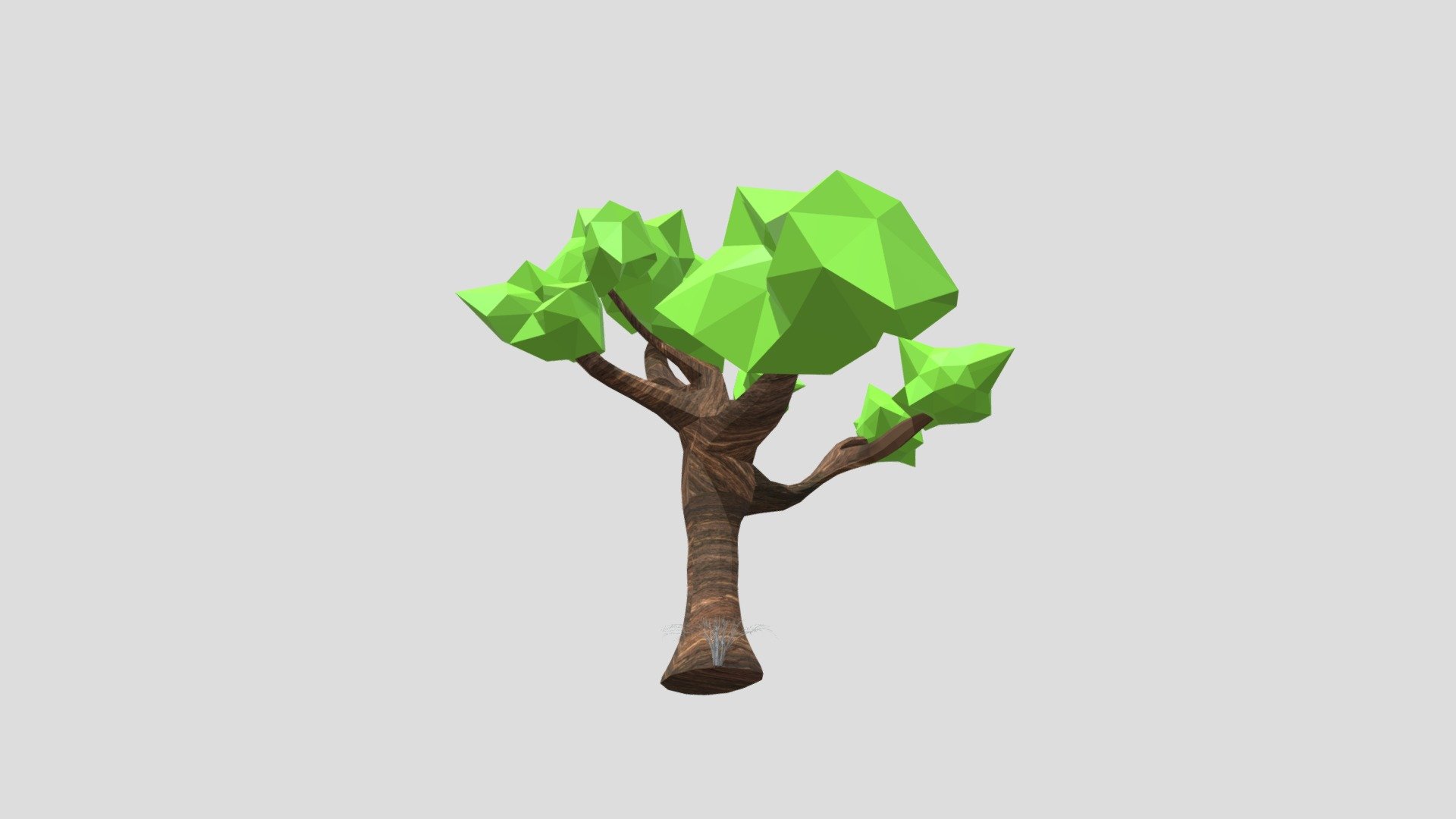 Low Poly Tree - 3D model by nigelat [c8d6b30] - Sketchfab