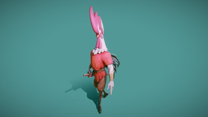 Rooster 3D Model