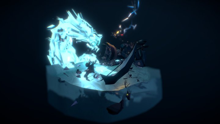 Thor And The Ice Serpent #ThorEditorChallenge 3D Model