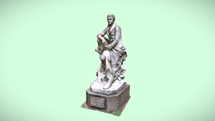 Statue Of Auguste Brizeux