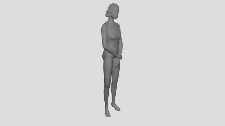 2_Prewar1_female_wip02 3D Model