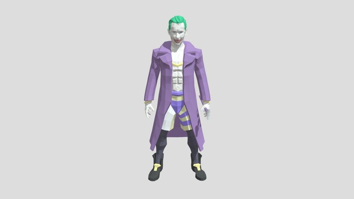 Joker (Jared Leto, rig-ready) – Modello 3D gratuito STL