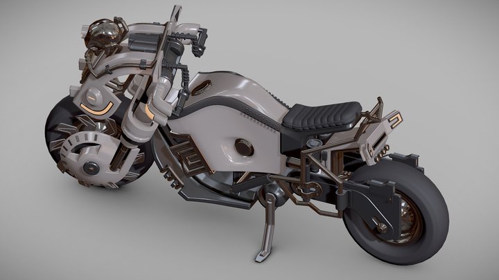 Yo Tunari Bike - AO/PBR setup 3D Model