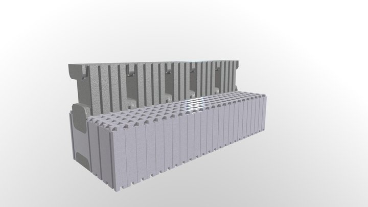 termoplokk-betooniga 3D Model